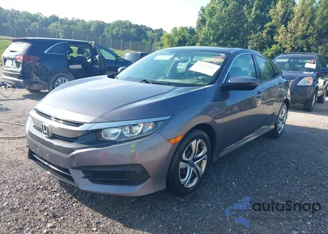 2016 Honda Civic Lx из США, поврежденный, VIN 19XFC2F5XGE219386